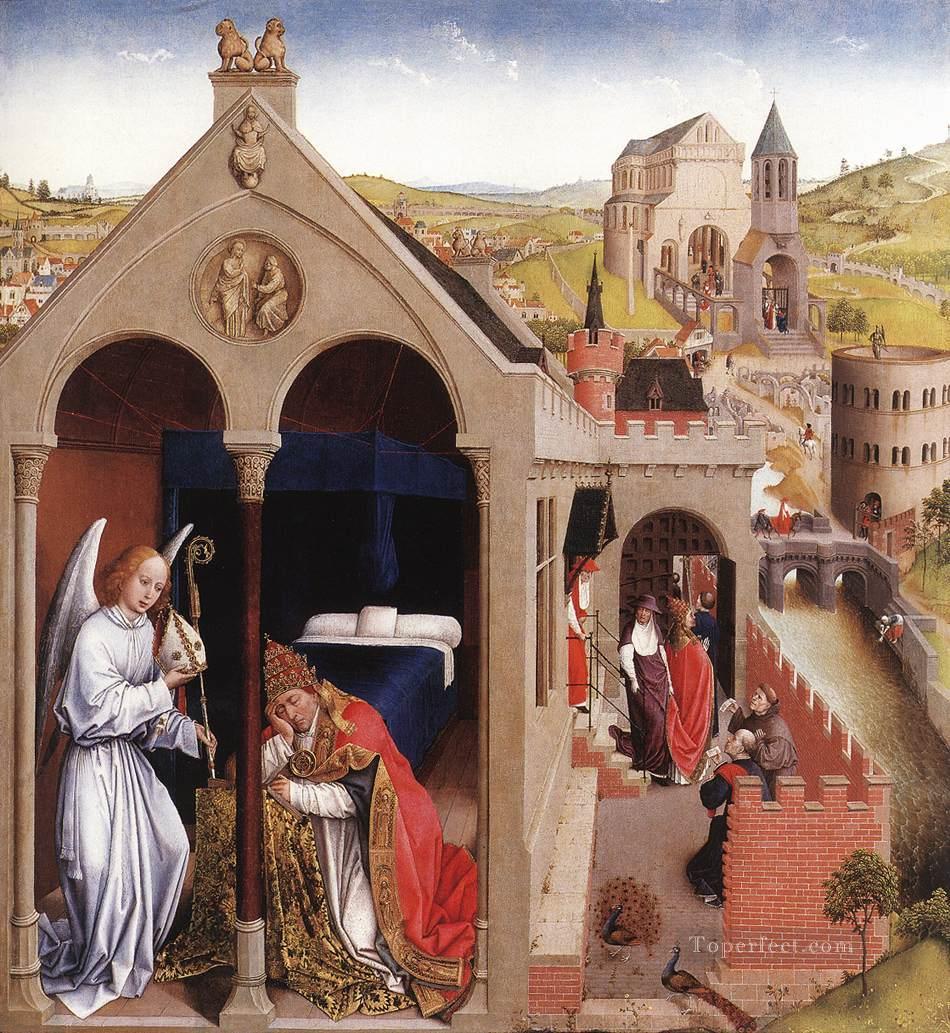 Sueño del Papa Sergio El pintor holandés Rogier van der Weyden Pintura al óleo